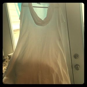 Gauzy white dress